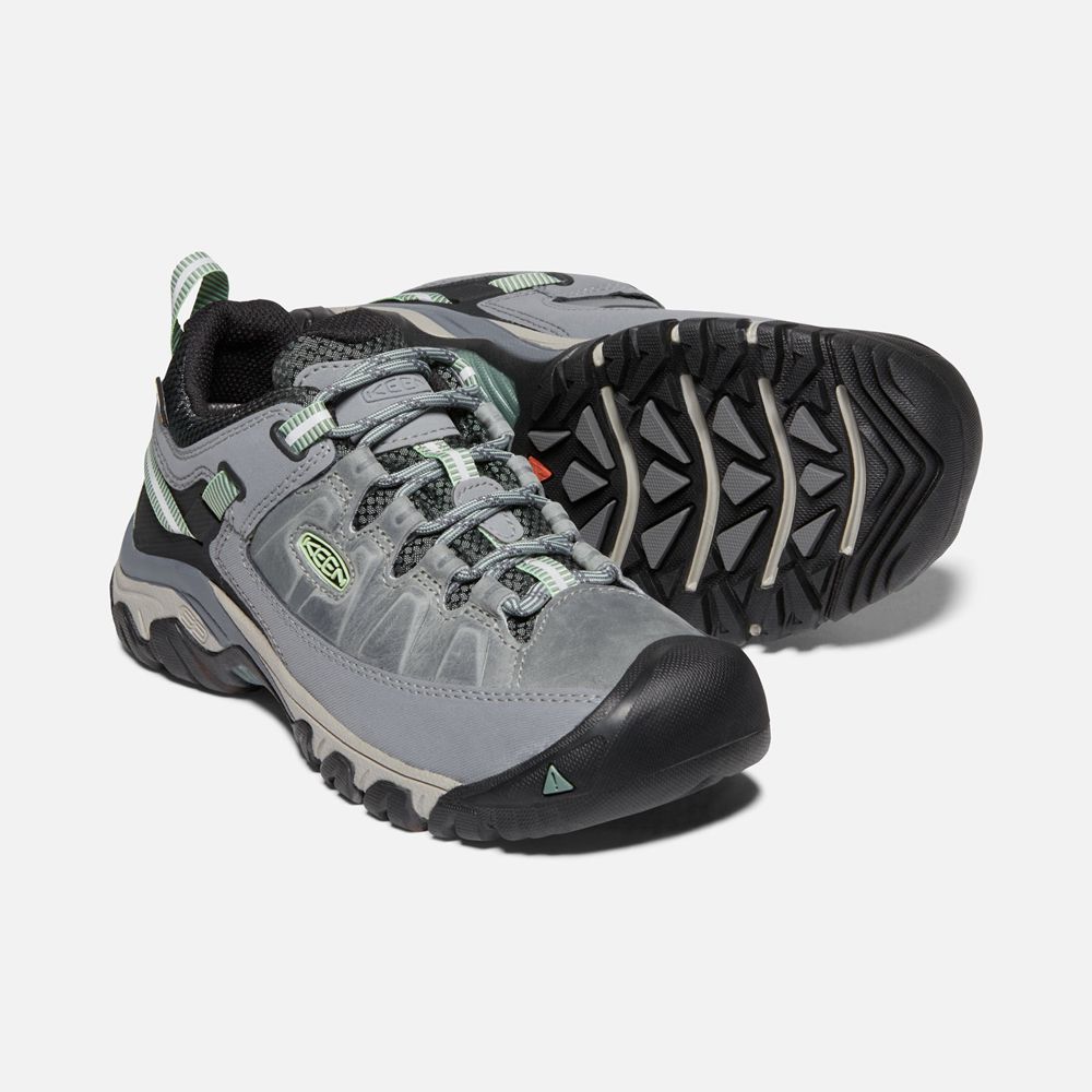 Keen Wandelschoenen Dames Grijs/Zwart - Targhee Iii Waterproof - 09627-SWAF